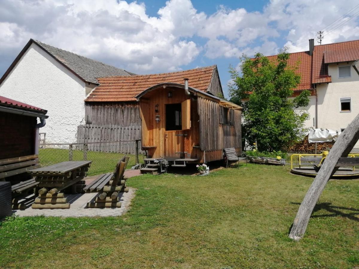Schaeferwagen Auf Dem Ferienhof Stark Kelheim Extérieur photo